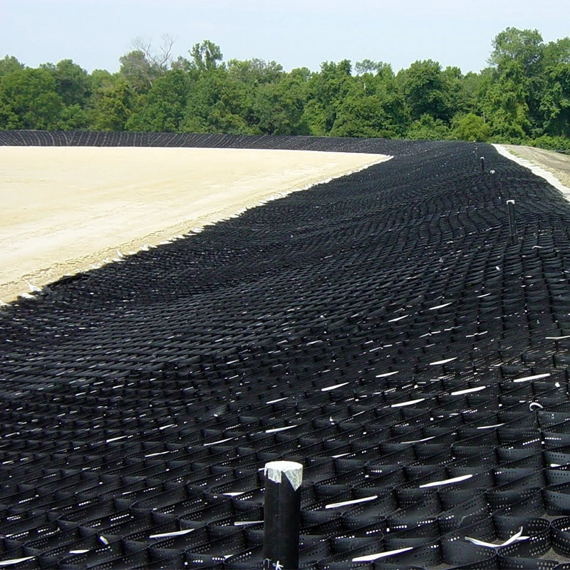 Grundverbesserungs-Zellensystem-Kies-Gitter-Fahrstraßen-Kies-Stabilisator HDPE Geo-Zelle Geocell