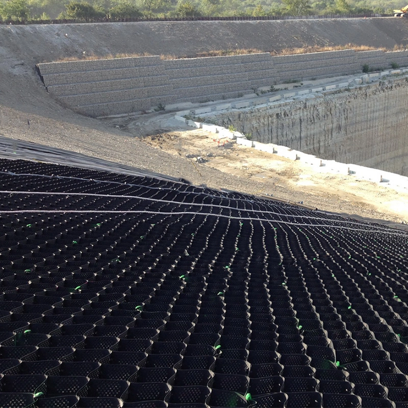 Grundverbesserungs-Zellensystem-Kies-Gitter-Fahrstraßen-Kies-Stabilisator HDPE Geo-Zelle Geocell