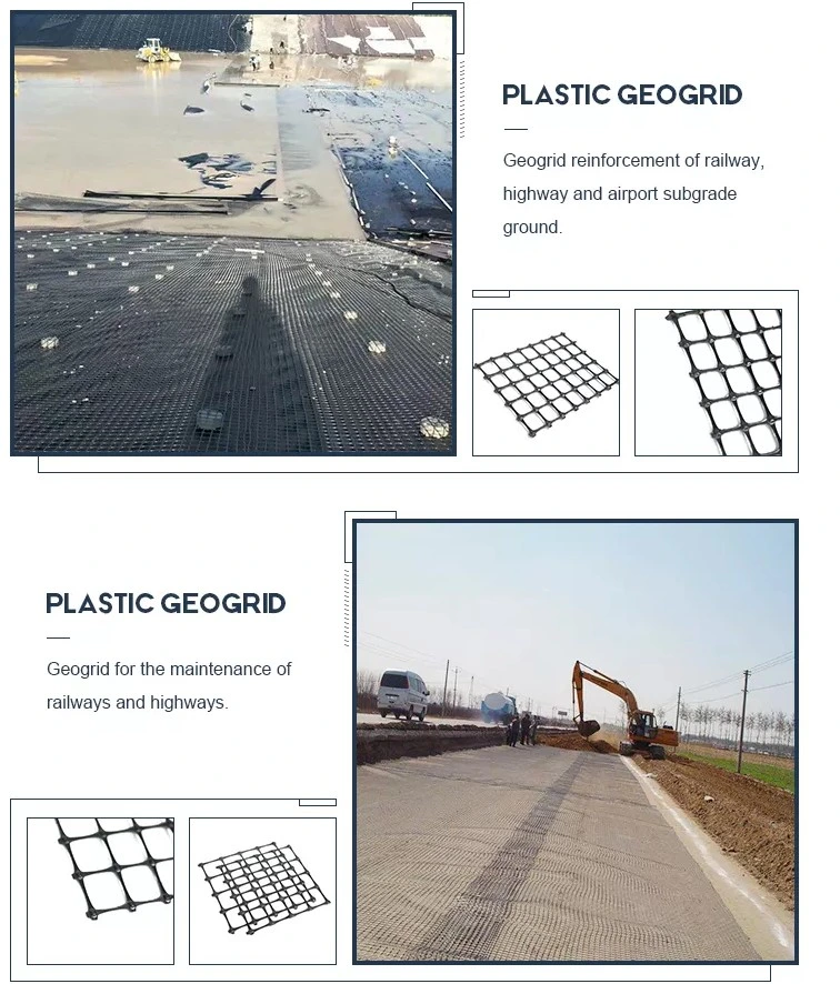 Geogrid-Preise HDPE pp. der hohen Qualität zweiachsiges einachsiges