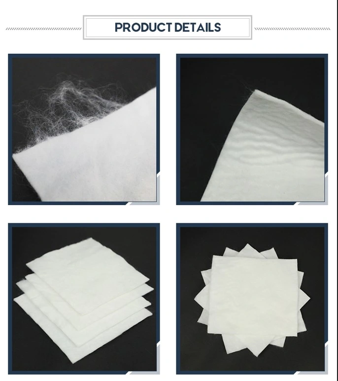 Umfassende billige Geotextilien 200 weiße Filtrations-Verdammungs-Zwischenlagen-Chinas - 800GSM 0