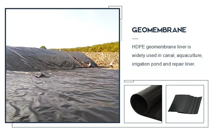Anti-Seepage, wasserdicht, undurchlässig, Geomembran aus HDPE, 0,2 mm bis 2,5 mm für Deponien 3