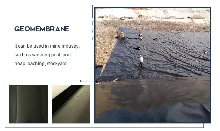 Anti-Seepage, wasserdicht, undurchlässig, Geomembran aus HDPE, 0,2 mm bis 2,5 mm für Deponien 6