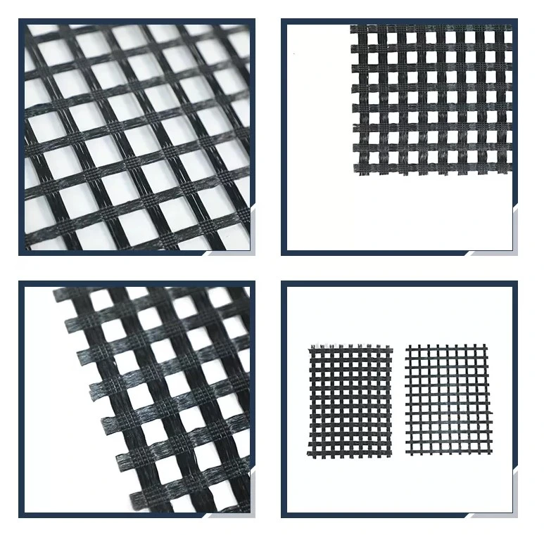 Warp-Gestrickt-Polyester-PET-Geo-Gitter für die Verstärkung der Straßenabschnitte 0
