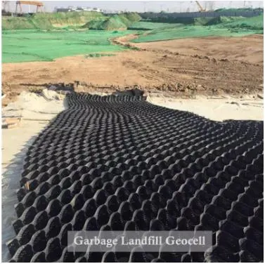 HDPE schwarz, perforiert, texturisiert, steil stabil, Geozellen, Geozellen für den Bauwesen 4