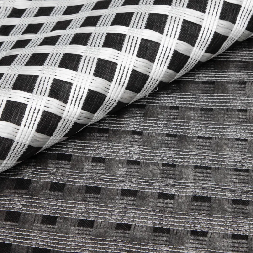 Zusammengesetztes Biaksial-Glasfaser-Geogrid mit Geotextil für Bodenverstärkung/Straßenbaumaterial Geocompos 1