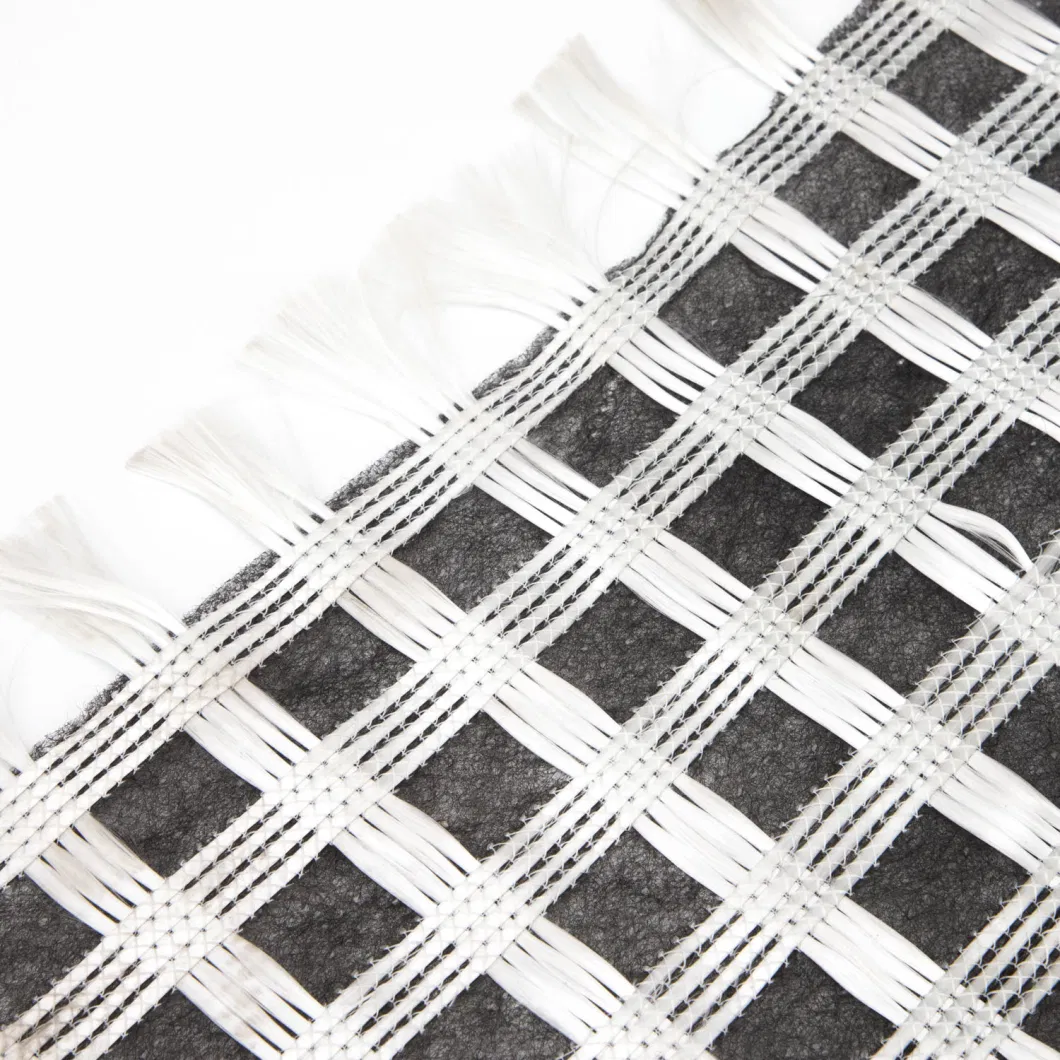 Zusammengesetztes Biaksial-Glasfaser-Geogrid mit Geotextil für Bodenverstärkung/Straßenbaumaterial Geocompos 3