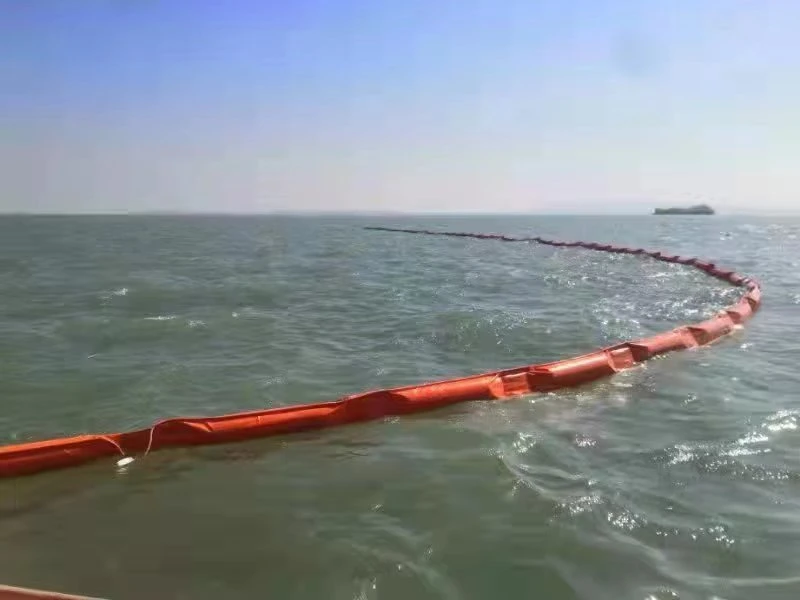 Silt Vorhang PVC schwimmende Silt Vorhang Containment Boom Öko-freundliche Ölverschmutzung Boom 10