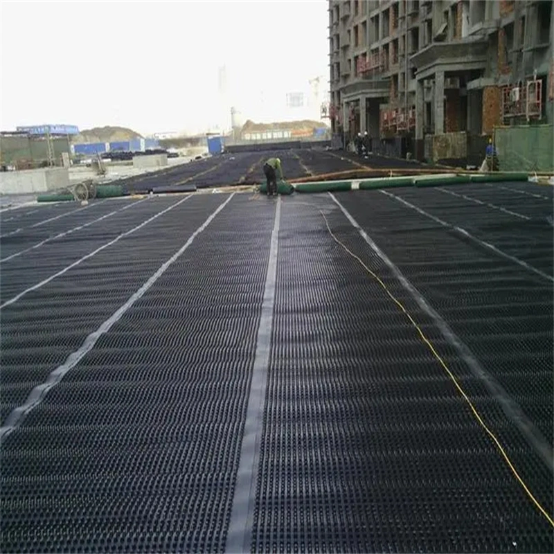 Projekt zur Vergrößerung der Abwassermembran mit Grübchen PVC Perforierter Abwasserbrett Grundarbeiten Wasserlösung Wasserlösung 16
