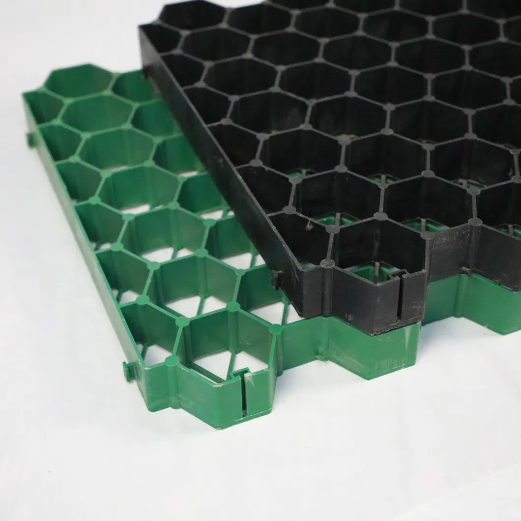 HDPE-Plastik-Grasstabilisator für Parkplatz Außendach Garten Durchlässige Pflastersteine 1