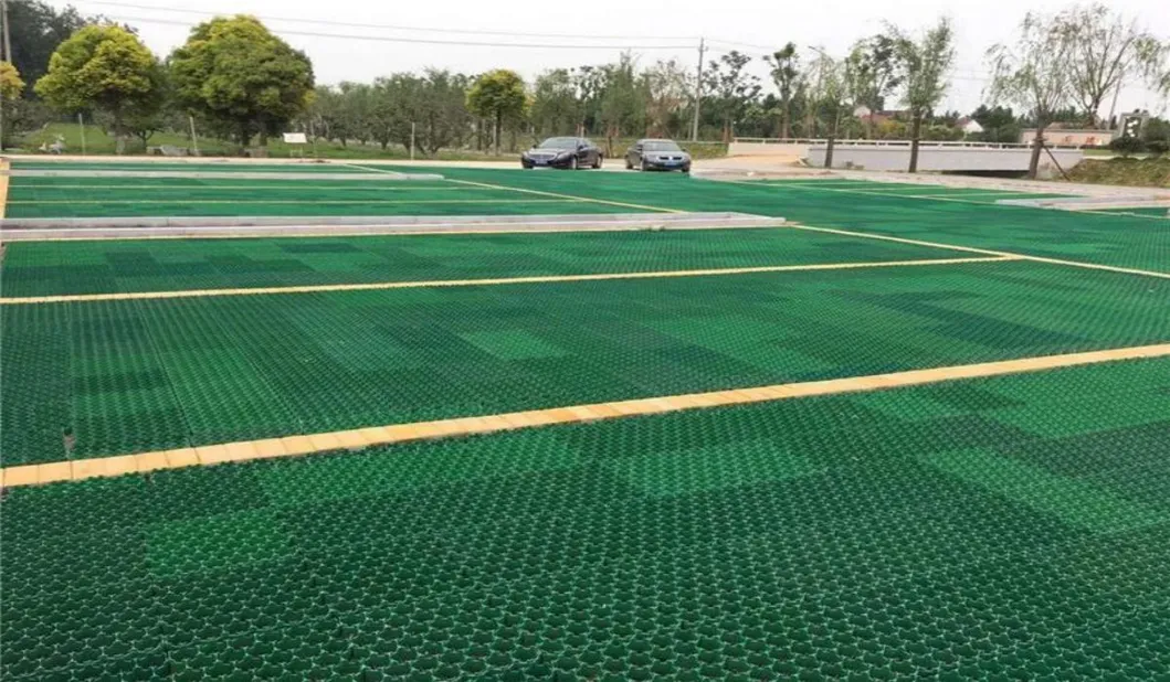 HDPE-Plastik-Grasstabilisator für Parkplatz Außendach Garten Durchlässige Pflastersteine 13