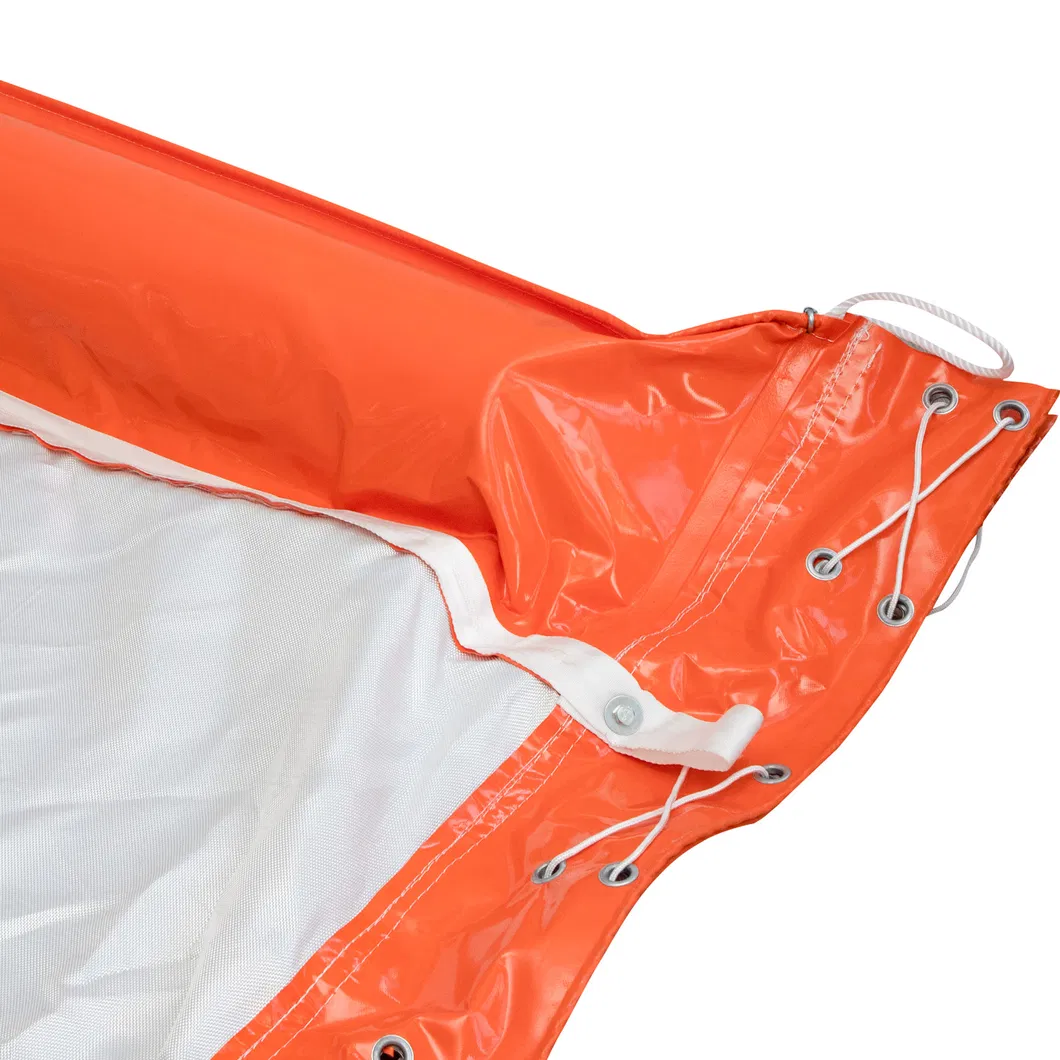 Durchlässige Wasser-Floating Silt Vorhang PVC Silt Vorhang Boom Silt Vorhang PVC Öl Boom Öl Eindämmung Zaun Silt Vorhang 6