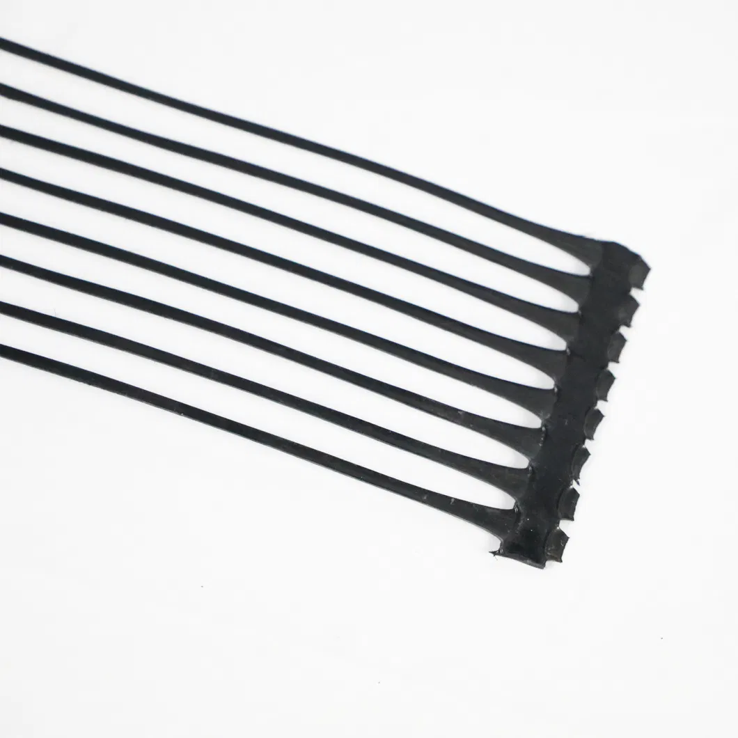 PP-Plastik-PE-Einweg-Ein-Achsen-Polyester-Geogrid-Schotternetz-Bodenstabilisator zur Bodenverstärkung 6