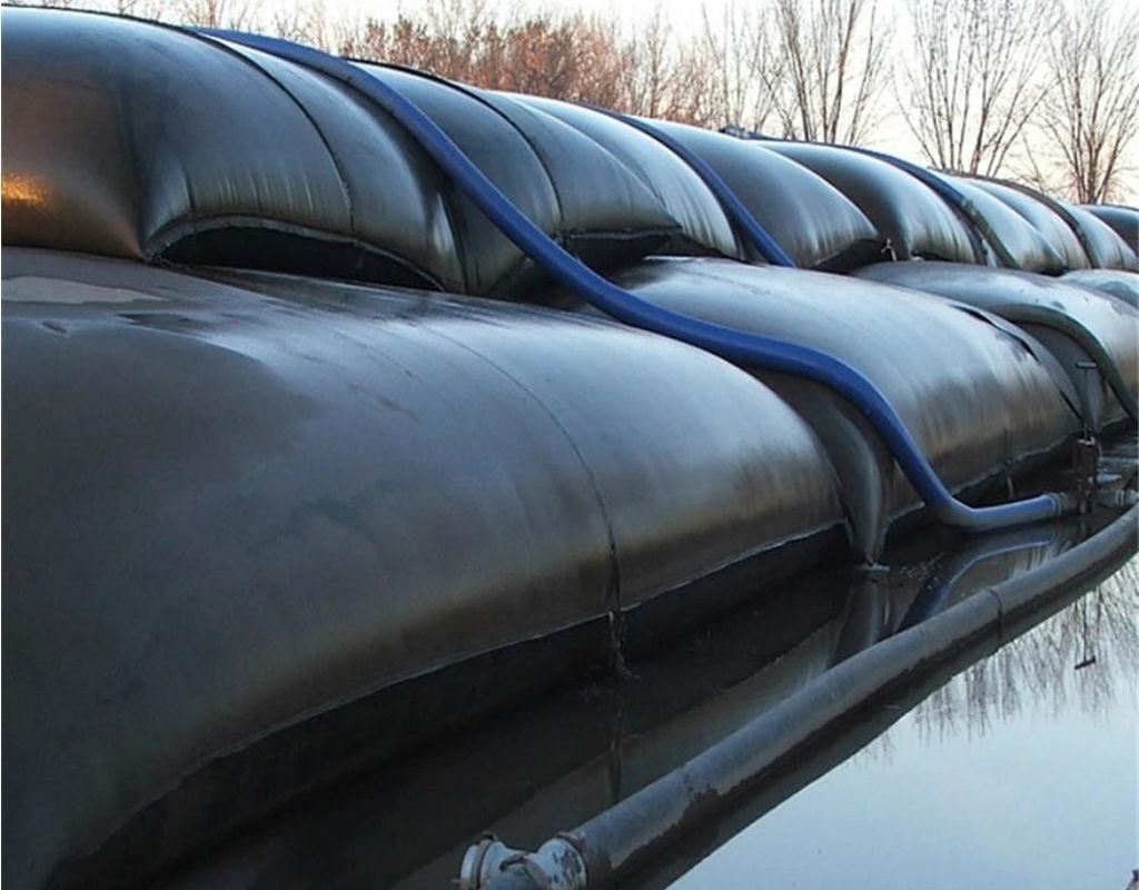 Schlamm-Entwässerungstaschen-Behälter Geotube-Filter des Abwasser-500gsm-100gsm