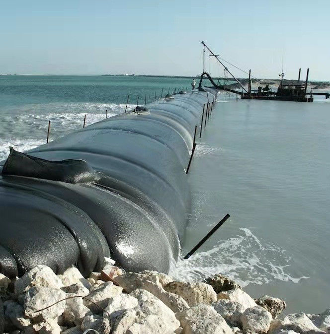 Entwässerungstaschen ISO9001 Geotube sedimentieren Filter für Damm-Grundlage