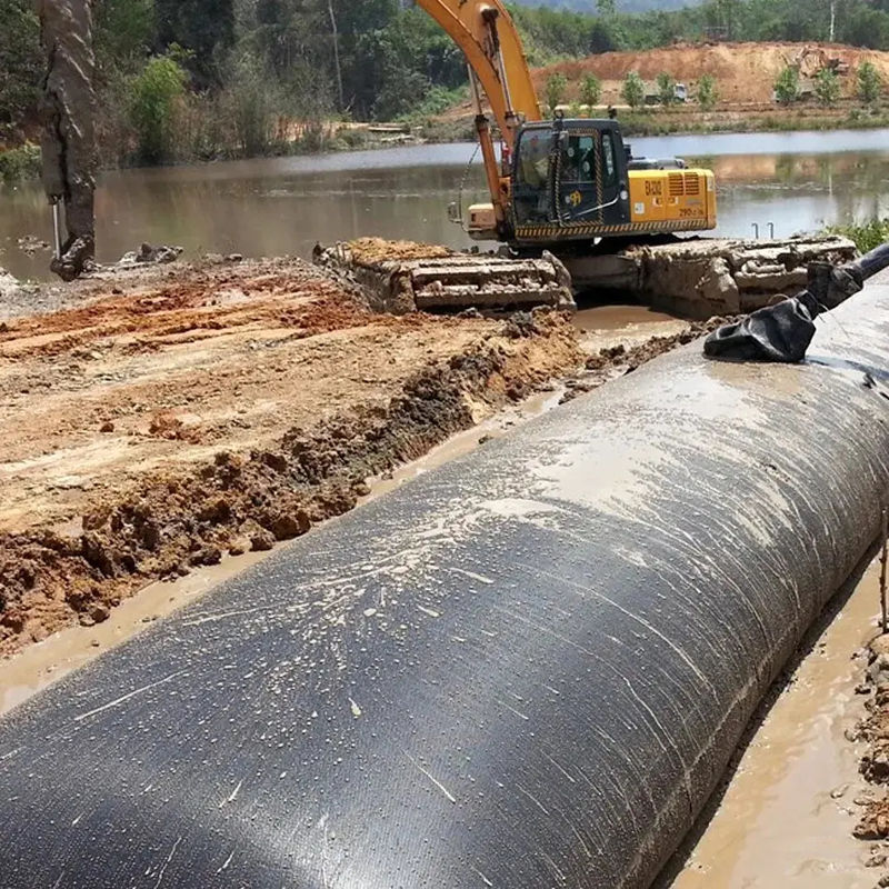 540g pp. gesponnenes Geotube sackt Geotextilien-Filter für die Abwasser-Schlamm-Entwässerung ein
