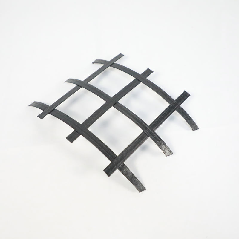 Hochfeste zweiachsige Polyester HAUSTIER Geotextilien Geogrid für Straßen-Unterbauten 50kn/M-50kn/M