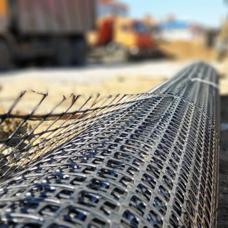 Hochfestes Polyester Geogrid für basale Dämme und Boden-Steigungs-Wand-Verstärkung