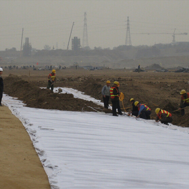 Hochfeste Geosynthetik Material Straßenbelag Straßenbau PP PET Faser Geotextilien Preis