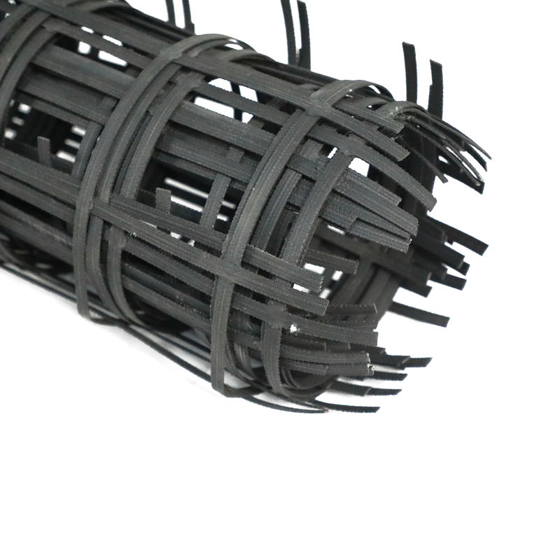 80kn Stahl-Plastik-Geogrid mit Säure- und Alkalibeständigkeit für Abhangschutz