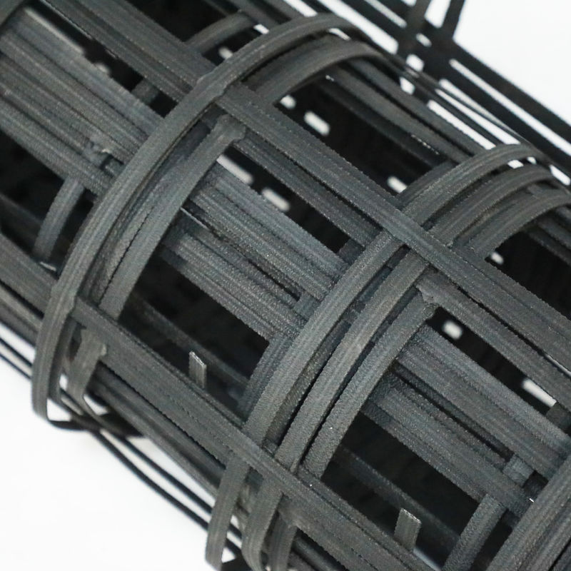 80kn Stahl-Plastik-Geogrid mit Säure- und Alkalibeständigkeit für Abhangschutz