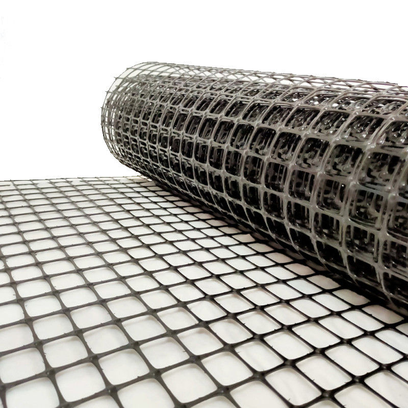 Feuerretardant PP Biaxial Geogrid für Kohlebergwerke Entzündungshemmende / Extrudierte PP Biaxial Plastik Geogrid für Bodenstabilisatoren