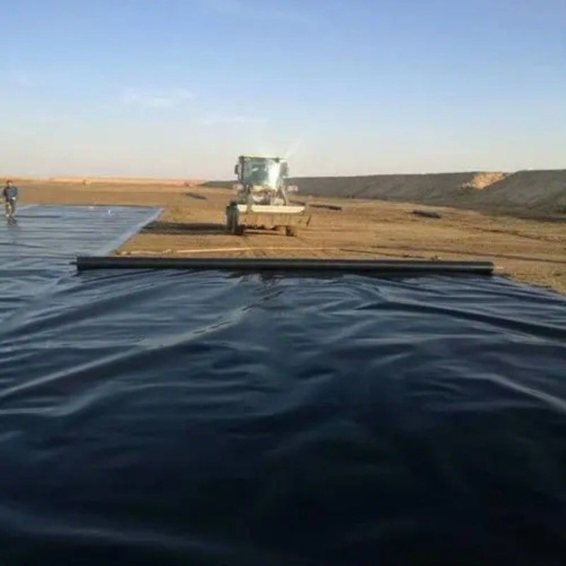 HDPE-Geomembran-Wasserdichtungs-Liner / Pool-Liner / Georid-Straßenbaumaterial Deponien Biogas-Digester