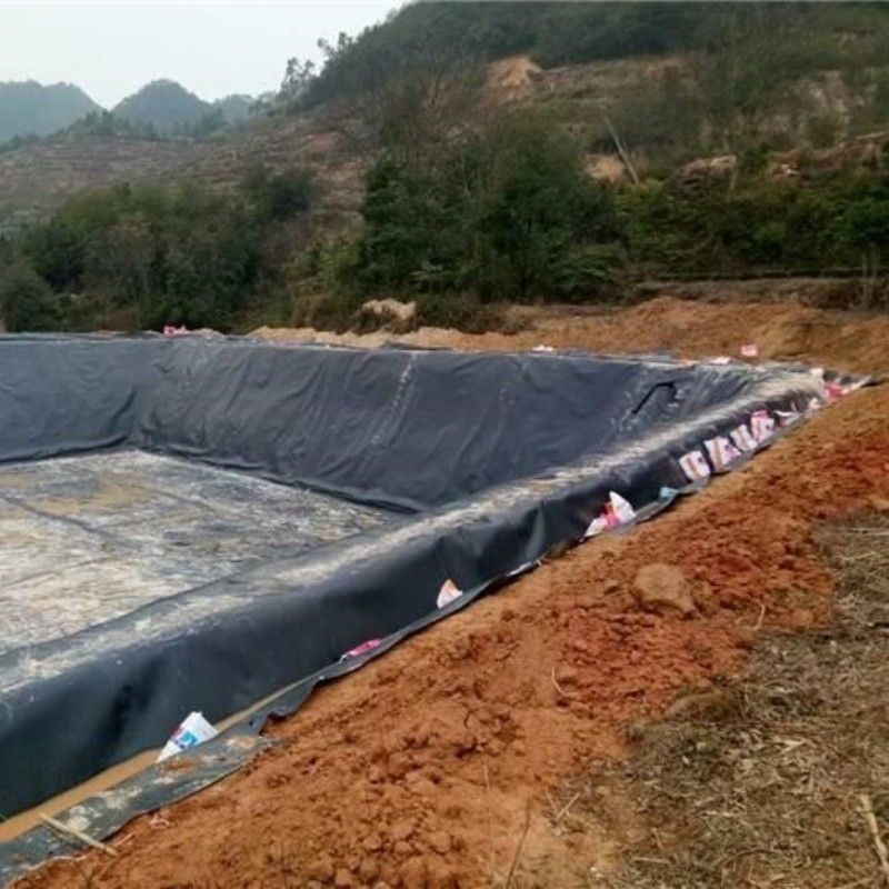 HDPE-Geomembran-Wasserdichtungs-Liner / Pool-Liner / Georid-Straßenbaumaterial Deponien Biogas-Digester