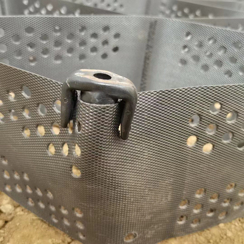 Textur mit Löchern HDPE Hochzell-Confinement-System Honeycomb Geocell für Straßengrundlagen Abhangschutz Parkplatz
