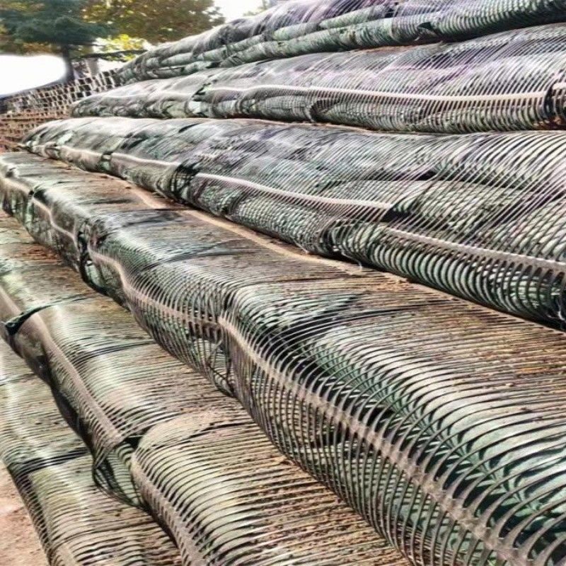 Geo-Gitter-Grund-Gitter-Plastik-Ein-Achsen-Polyester-Geogrid-Ein-Achsen-Schotter-Gitter-Ground für Einfahrt-Keller