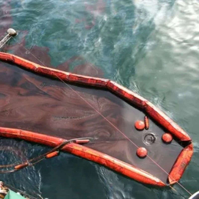 Siltvorhang PVC Schwimmer Siltvorhang Containment Boom Öko-freundliche Ölvergießen Boom Siltvorhang für Wasserumgebung
