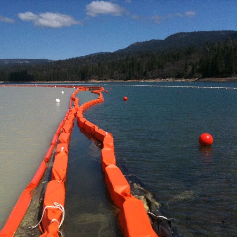 Siltvorhang PVC Schwimmer Siltvorhang Containment Boom Öko-freundliche Ölvergießen Boom Siltvorhang für Wasserumgebung