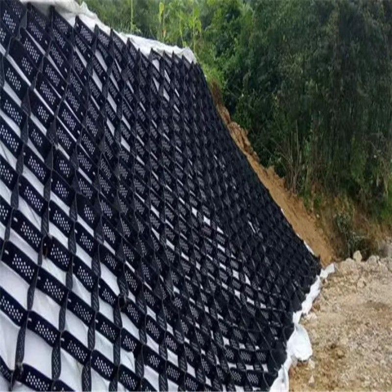 Hohe Honighals-Schwarze HDPE Geocell Verstärkung Auffahrt für Straßen Kies Stabilisator Gitter Stützwand Damm