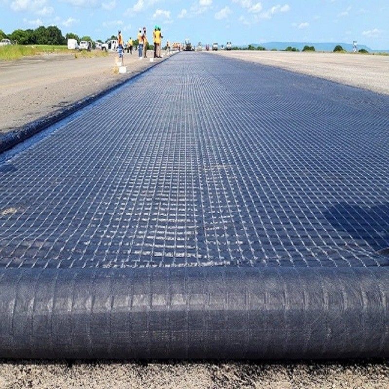 Geogrid aus Glasfasern für Bauwesen Maschengröße mm 12,5 * 12,5 mm