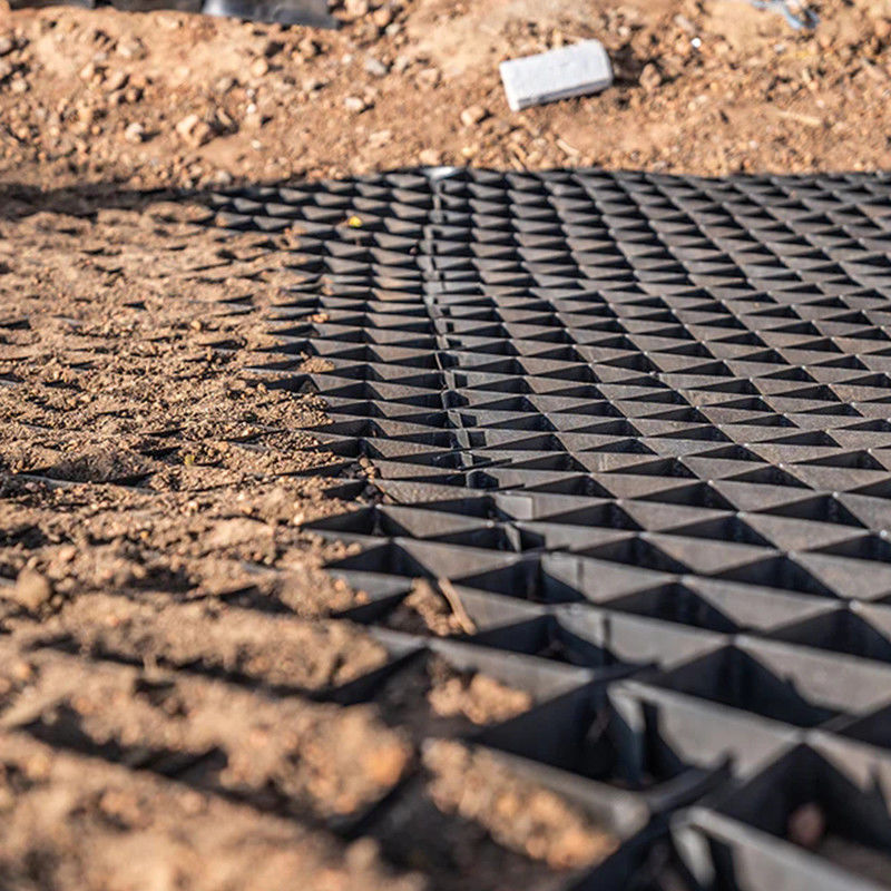 Bodenverstärkung Zellsystem Geocell Grave Grid System HDPE / PP Geocell für Straßenbeete