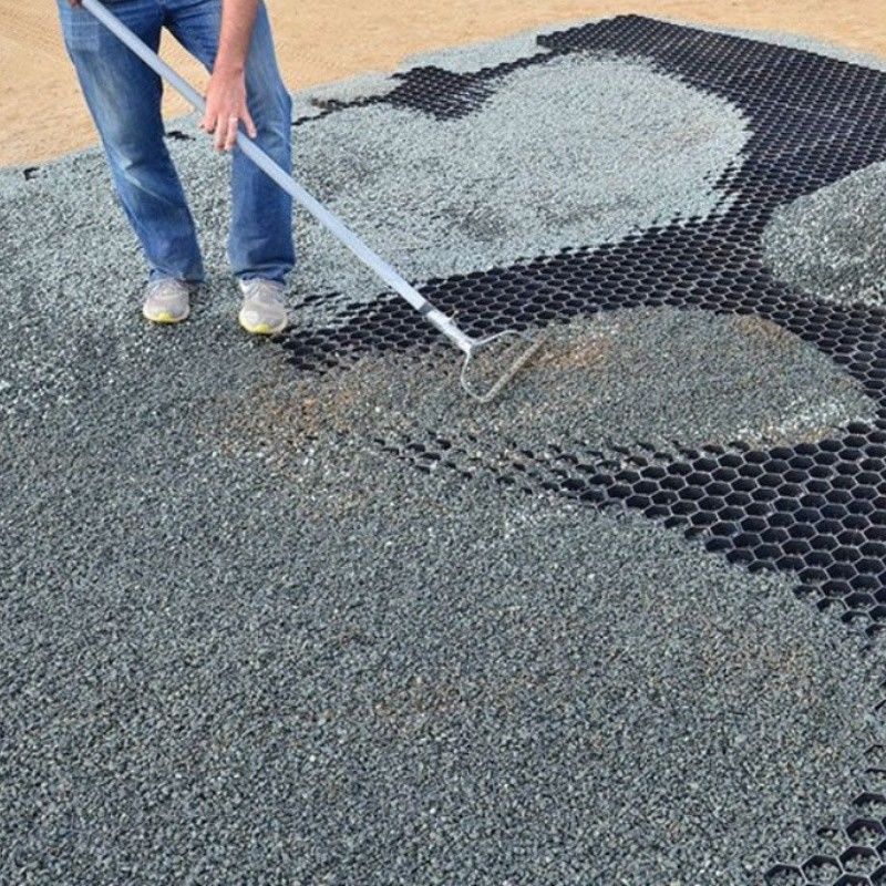 Schwere Schottergitter durchlässige Rasenfelscheiben HDPE-Plastik-Grasfelscheiben für Auffahrten