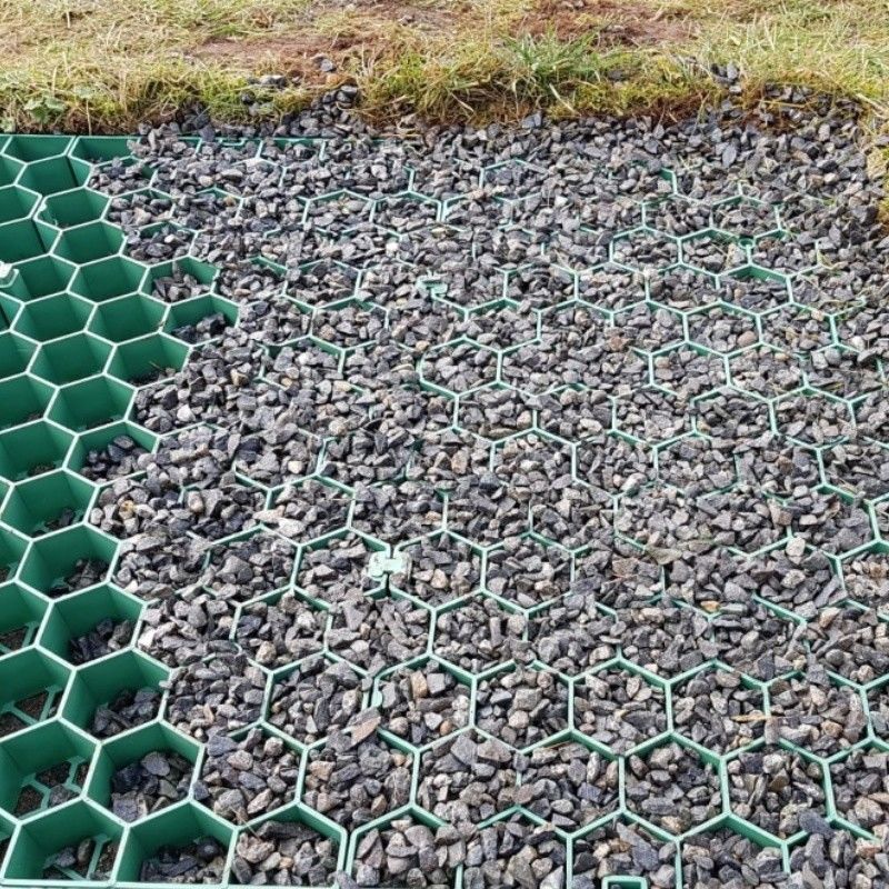Schwere Schottergitter durchlässige Rasenfelscheiben HDPE-Plastik-Grasfelscheiben für Auffahrten
