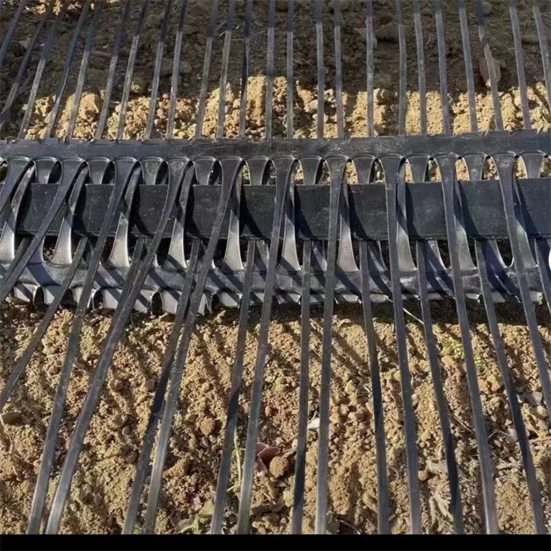 PP-Plastik-PE-Einweg-Ein-Achsen-Polyester-Geogrid-Schotternetz-Bodenstabilisator zur Bodenverstärkung
