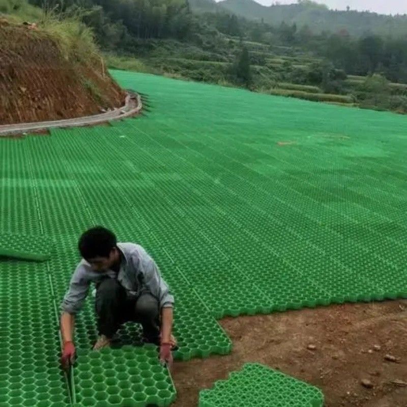 Grass Paver Mat Kunststoffgrasgitter Rasenfläche Kiesverklappungsgitter Einfahrtgitter für Kiesgrasgitter