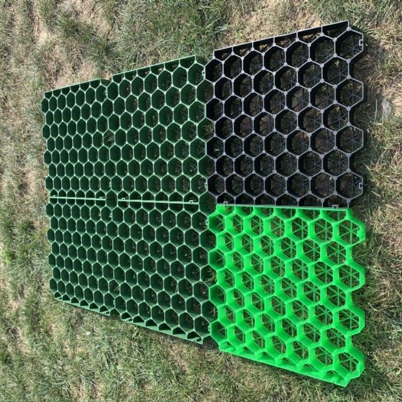 Grass Paver Mat Kunststoffgrasgitter Rasenfläche Kiesverklappungsgitter Einfahrtgitter für Kiesgrasgitter