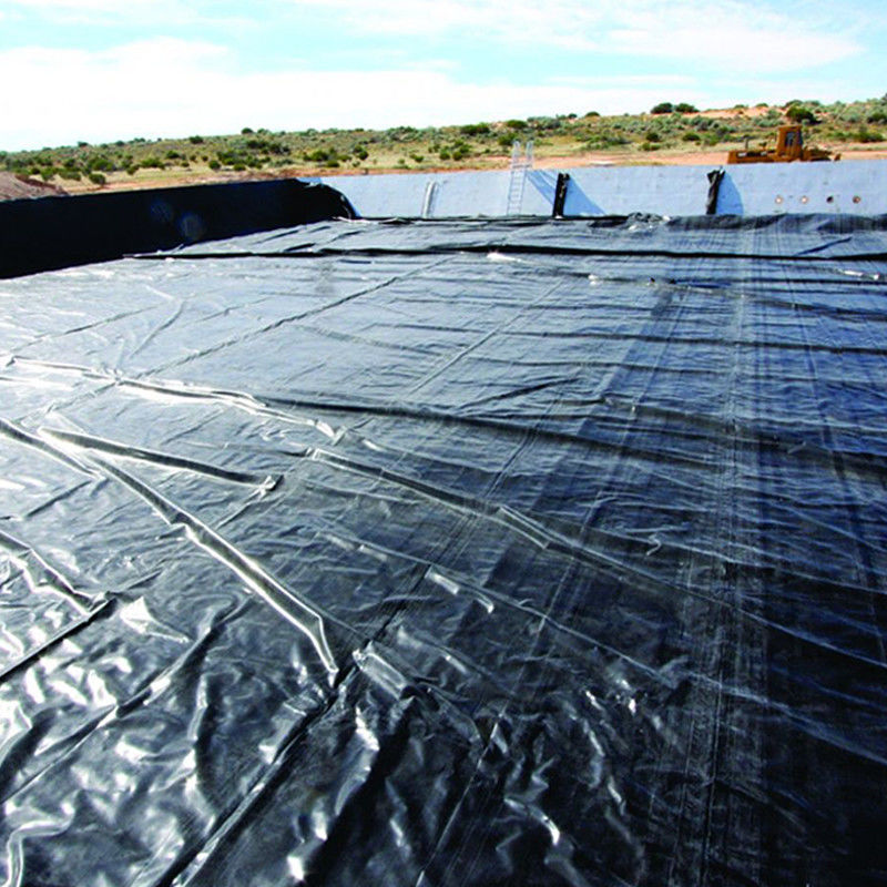 0.75mm 1mm anti-Seepage Leakproof Glatte HDPE Geomembran Teich Liner für Abfallentsorgung