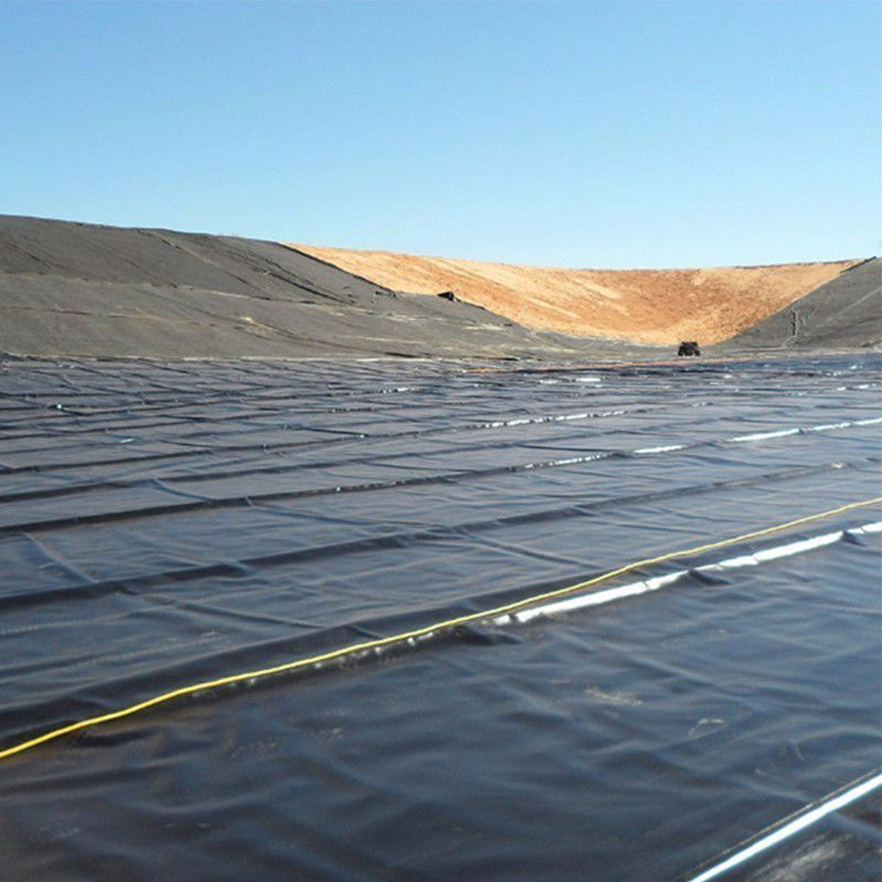 0.75mm 1mm anti-Seepage Leakproof Glatte HDPE Geomembran Teich Liner für Abfallentsorgung