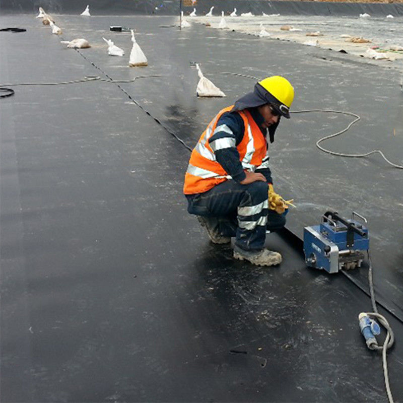 HDPE-Geomembran-Teichfolien mit einer Dicke von 1,0 mm und 100% neuem Material für den Wasserkanal