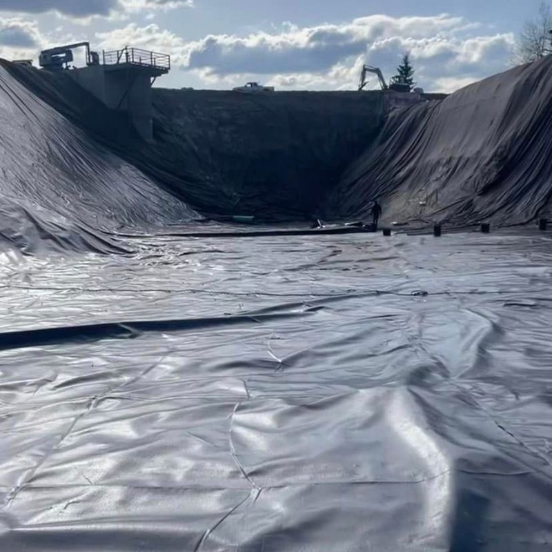 HDPE High Definition Polyethylen Liner Industrie-Design-Stil für Fisch- und Garnelenfarmen Teiche Balck Wasserdicht