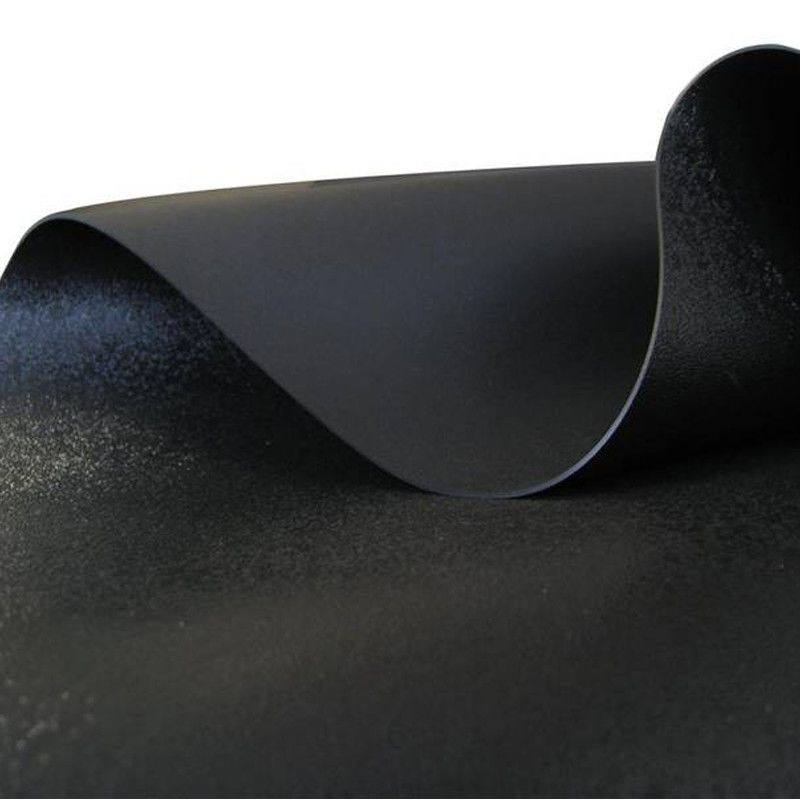 Hochdichte Polyethylen (HDPE) Geomembranen Schwarze UV-beständige Auskleidungen Polyethylen-Teichverkleidung für die Deponierung 1,5 mm Dicke Geomembran 500 N Zugfestigkeit