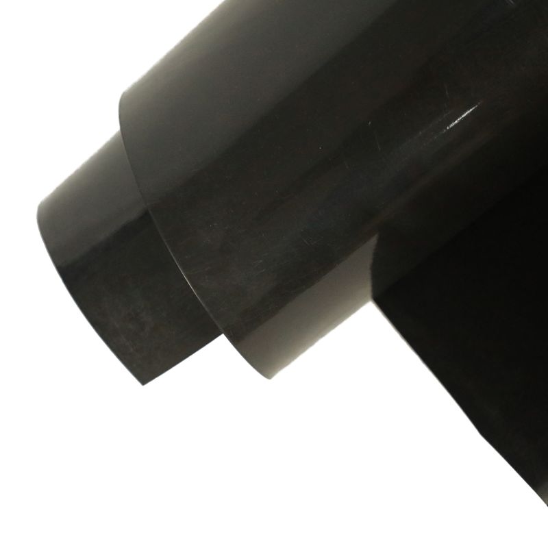 Hochdichte Polyethylen (HDPE) Geomembranen Schwarze UV-beständige Auskleidungen Polyethylen-Teichverkleidung für die Deponierung 1,5 mm Dicke Geomembran 500 N Zugfestigkeit