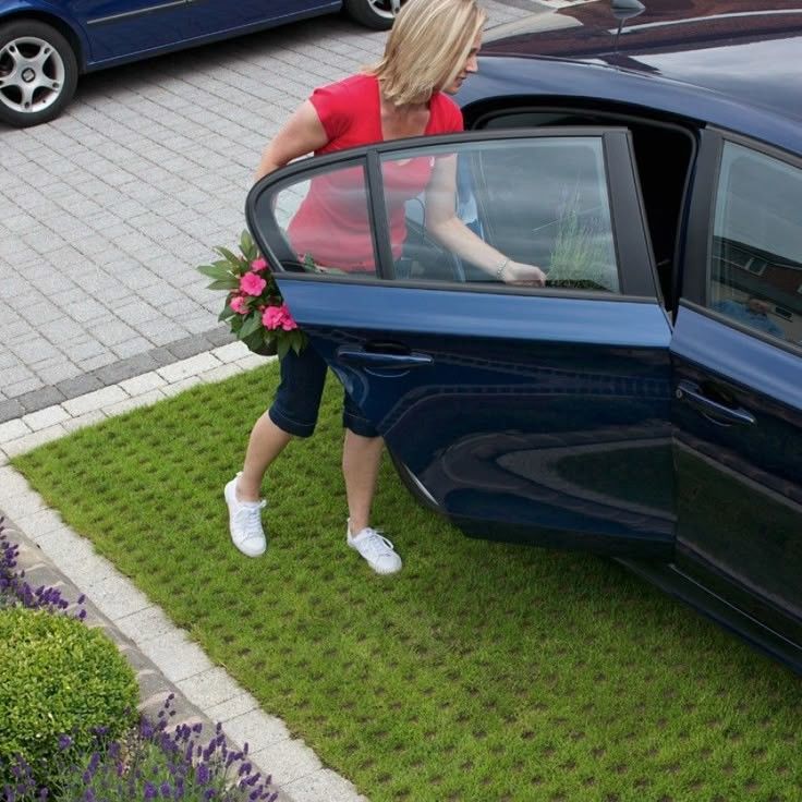 HDPE Pflaster Kunststoff Rasengitter Polyester Geogitter Kunststoff für Parkplatz Notausgang Großhandel Landschaftsbau Bodenzelle Kies Paddock Gitter