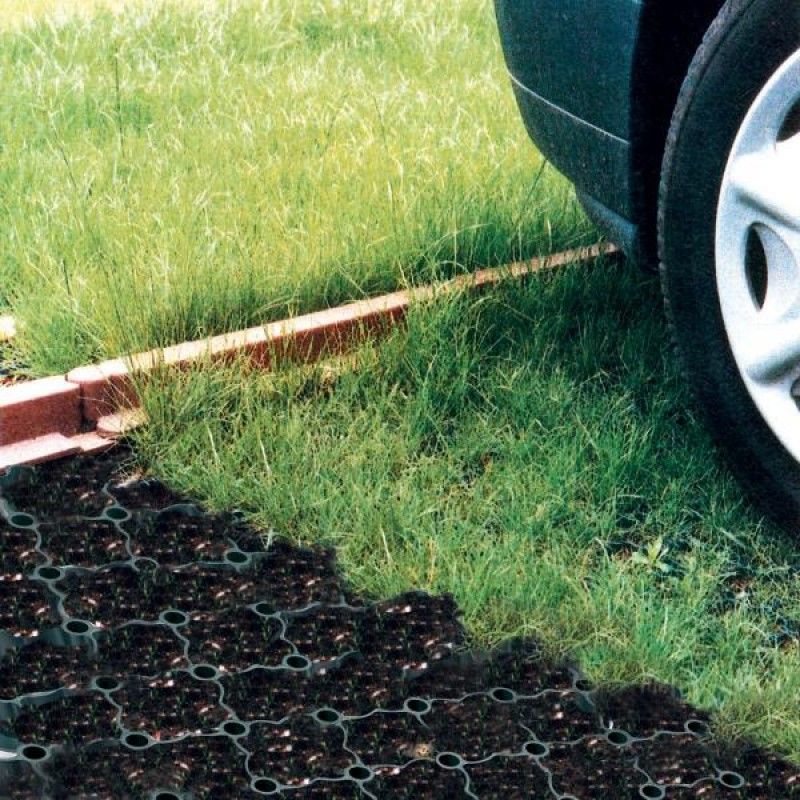 HDPE Pflaster Kunststoff Rasengitter Polyester Geogitter Kunststoff für Parkplatz Notausgang Großhandel Landschaftsbau Bodenzelle Kies Paddock Gitter