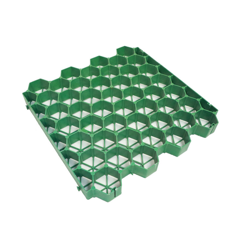 HDPE Pflaster Kunststoff Rasengitter Polyester Geogitter Kunststoff für Parkplatz Notausgang Großhandel Landschaftsbau Bodenzelle Kies Paddock Gitter