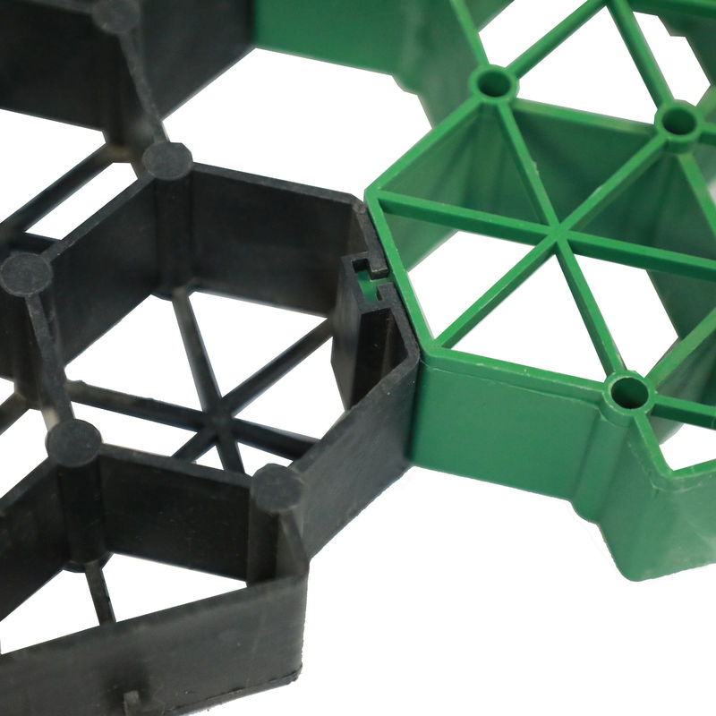Bodenverstärkungsgitter Schotter Kunststoffgrasgitter/Stabilisierungsgasgitter Kunststoffhexagonalgrasgitter