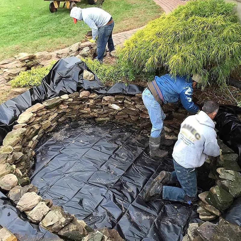 Factory Price Geomembrane Pond Liner 0.5mm 1mm 1.5mm 2mm HDPE LDPE Lldpe PVC EVA High Quality Geomembrane Pond Liner